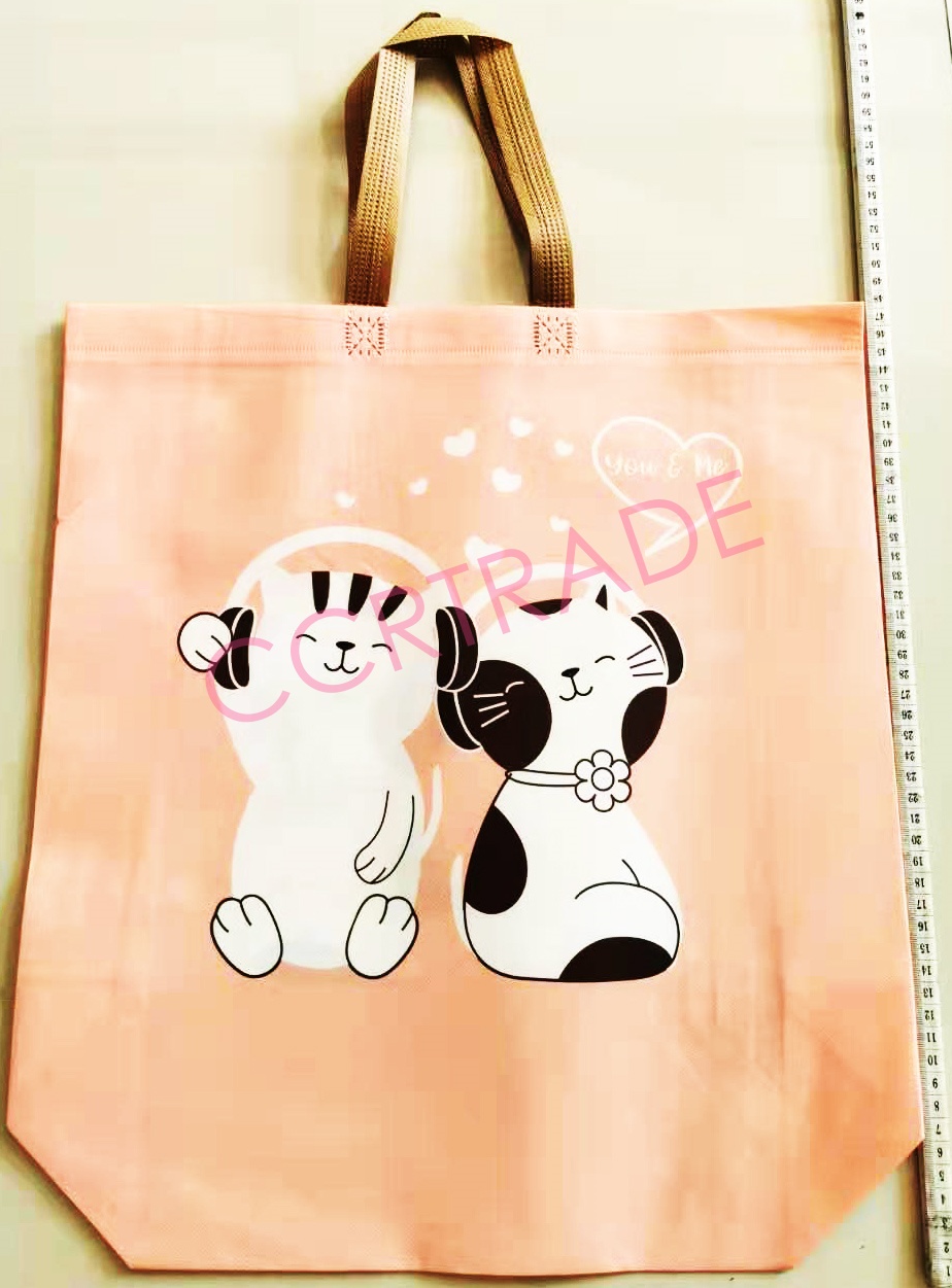 กระเป๋าแมวเหมียว สะพายข้างจัมโบ้ 42.5x46 ซม.(คละสี)