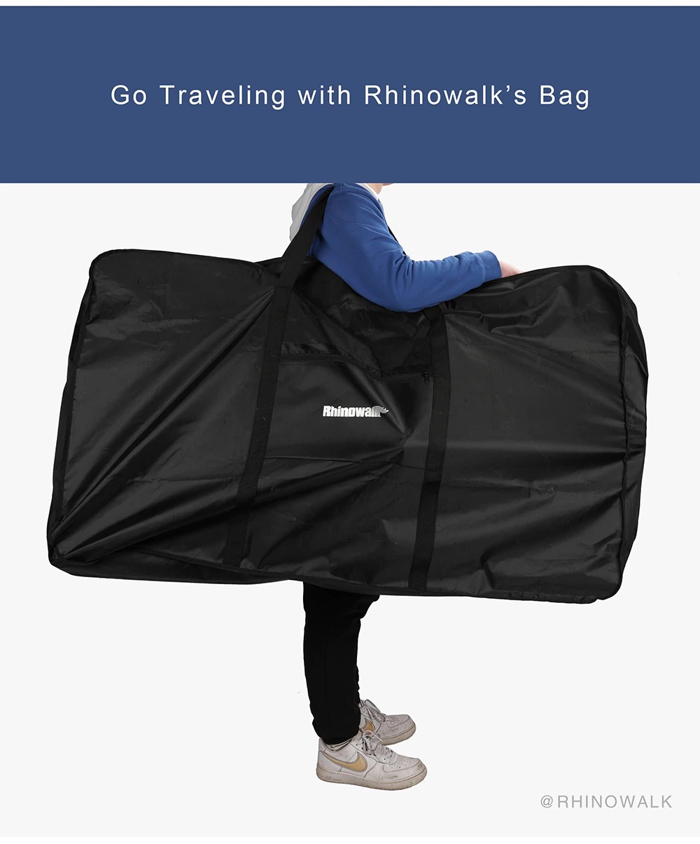 กระเป๋าใส่รถจักรยาน RHINOWALK แบบถอดล้อหน้า รองรับ 26 27.5 700C