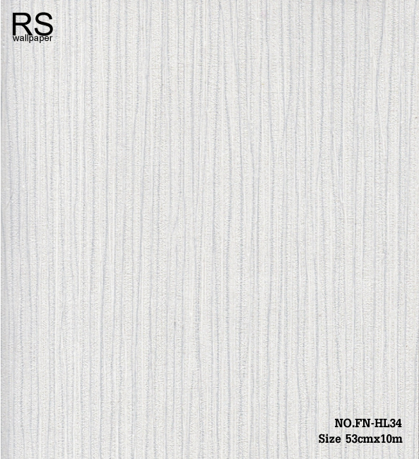 วอลเปเปอร์ สีพื้นขาวเทา มีเทกเจอร์ลายเส้นในตัว FN-HL34