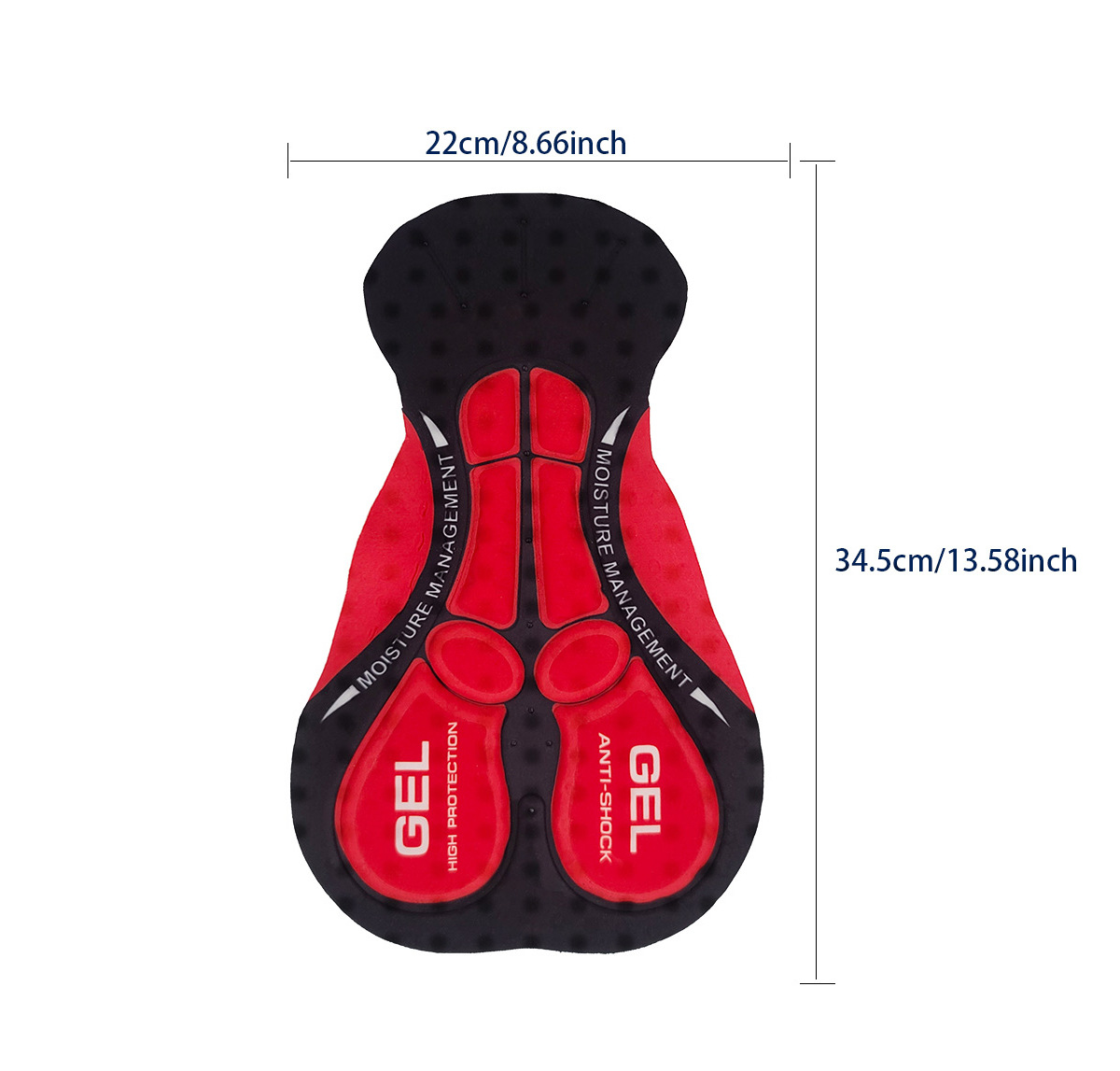 เป้าเจลสำหรับกางเกงจักรยาน THAIBIKE 3D 4D 5D 12D 20D