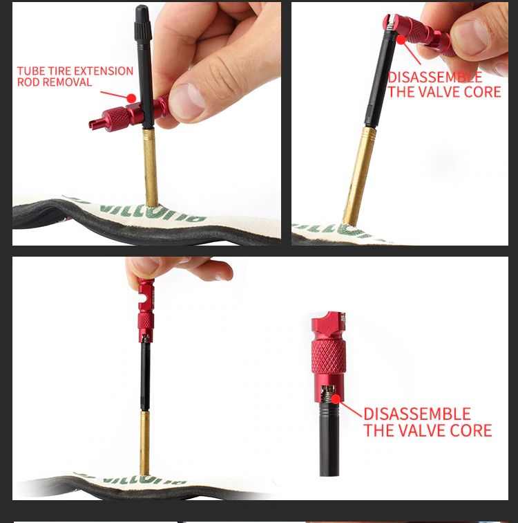 เครื่องมือถอดหัวสูบลมจักรยาน MUQZI multifunction Valve Spanner Core