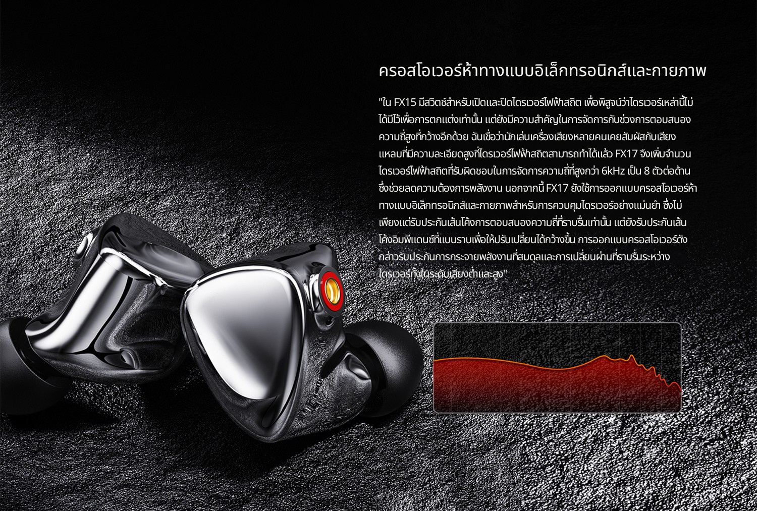 FiiO FX17 หูฟัง IEMs เรือธง 13ไดรเวอร์ 1DD+4BA+8EST บอดี้ไททาเนียม ประกันศูนย์ไทย