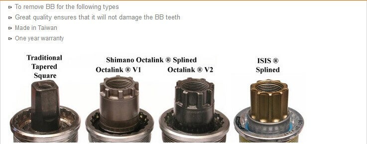 ตัวถอดกะโหลกแบริ่งจักรยาน BIKE HAND YC-26BB-1A