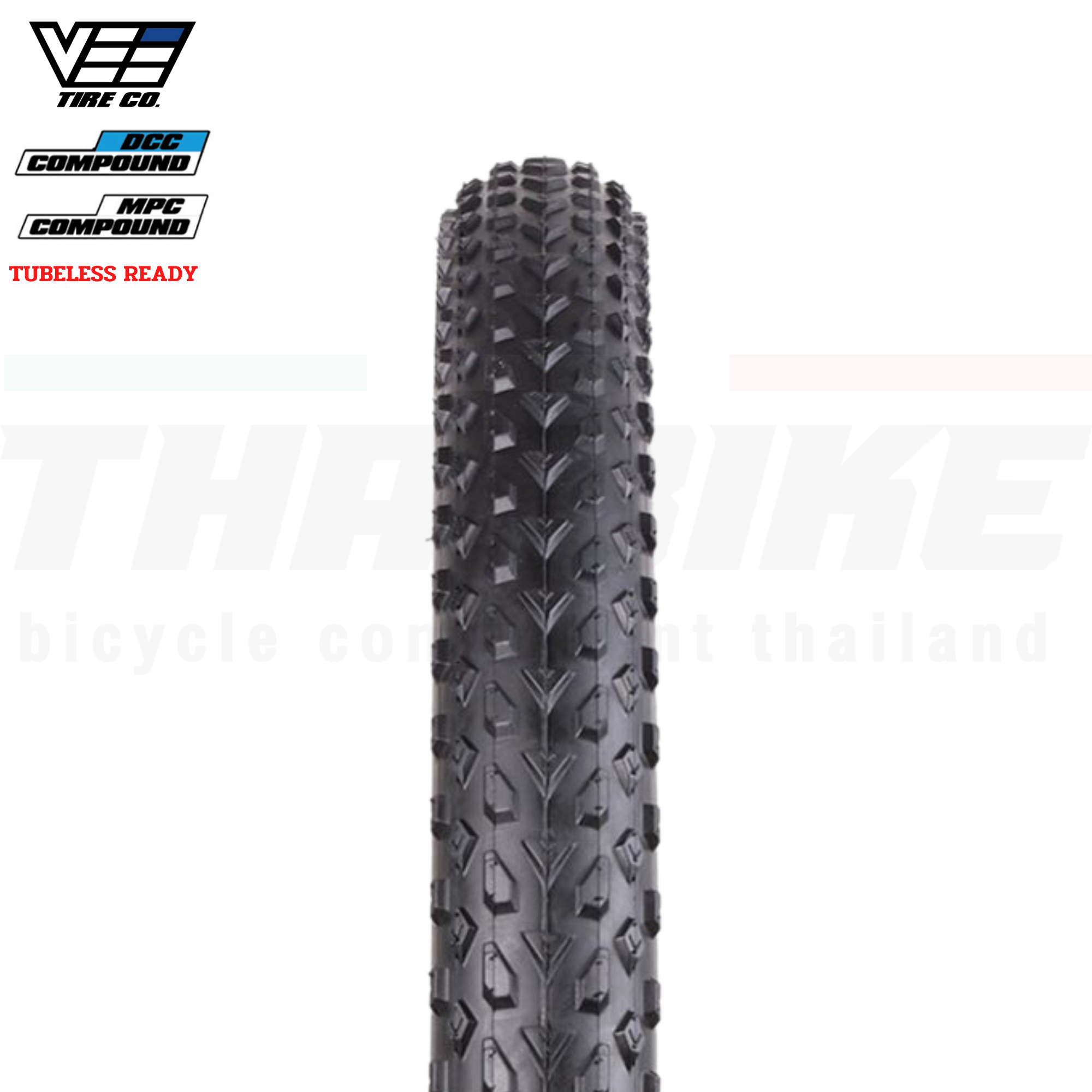 ยางนอกจักรยานเสือภูเขาขอบพับ VEE TIRE MISSION 26X2.1 27.5X2.1 29X2.1 ขอบแก้ว ขอบดำ