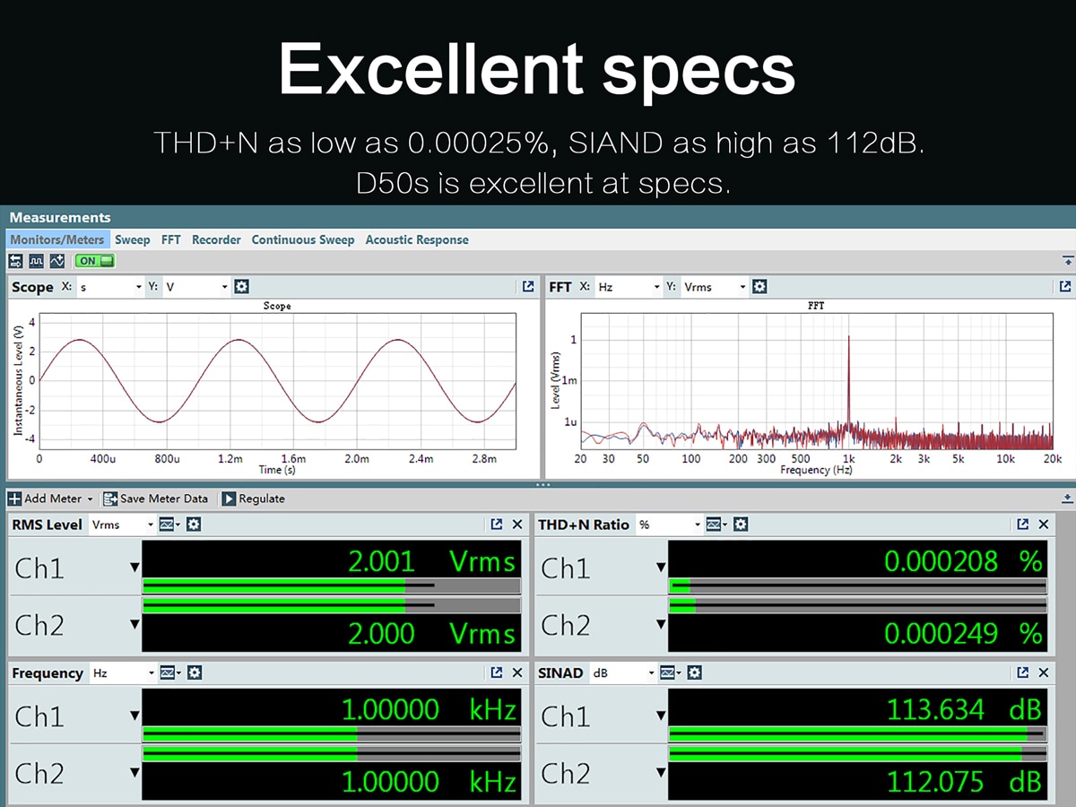 ขาย TOPPING D50s DAC ตั้งโต้ะระดับ Hi-Res รองรับ Bluetooth 5.0 , 32Bit/768kHz , DSD512 , LDAC