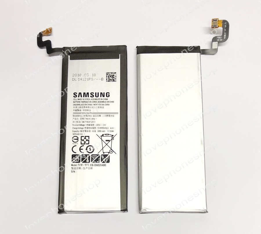 แบตเตอรี่ แท้ Samsung Galaxy Note5 (N920) - EB-BN920ABE/3000mAh (ส่งฟรี)