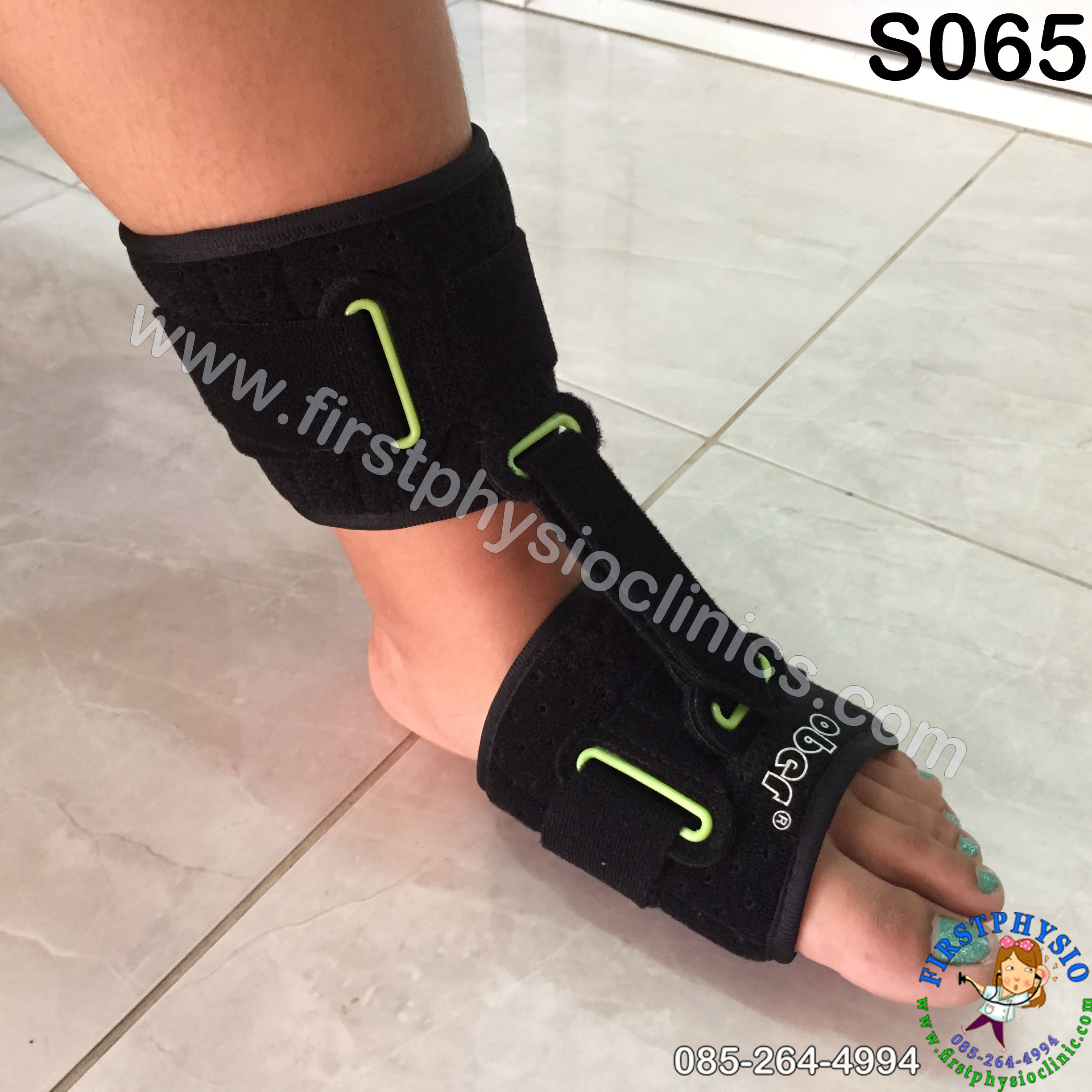 สายรัดกระดกเท้า (Foot up)/อุปกรณ์กันปลายเท้าตก/เท้าแกว่ง/สายรัดพยุงข้อเท้า/สายรัดพยุงปลายเท้า/ที่ประคองปลายเท้า