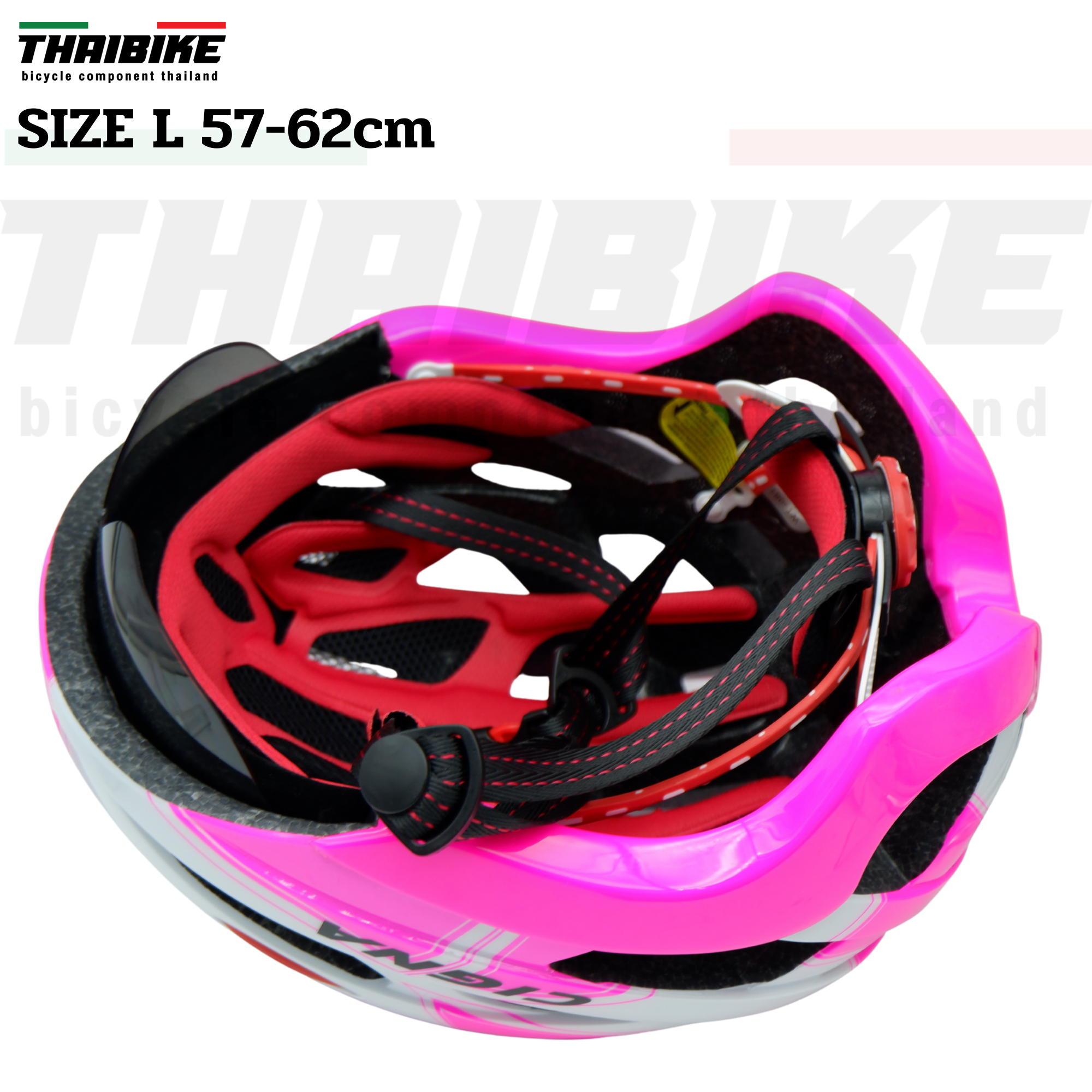 หมวกกันน็อคจักรยานแบบมีแว่นในตัว CIGNA รุ่น TB01