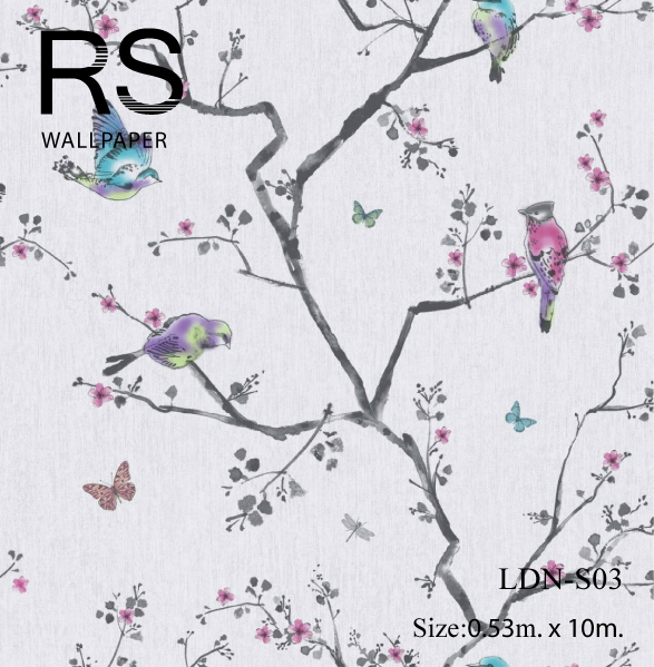 วอลเปเปอร์ลายวินเทจ LDN-S03