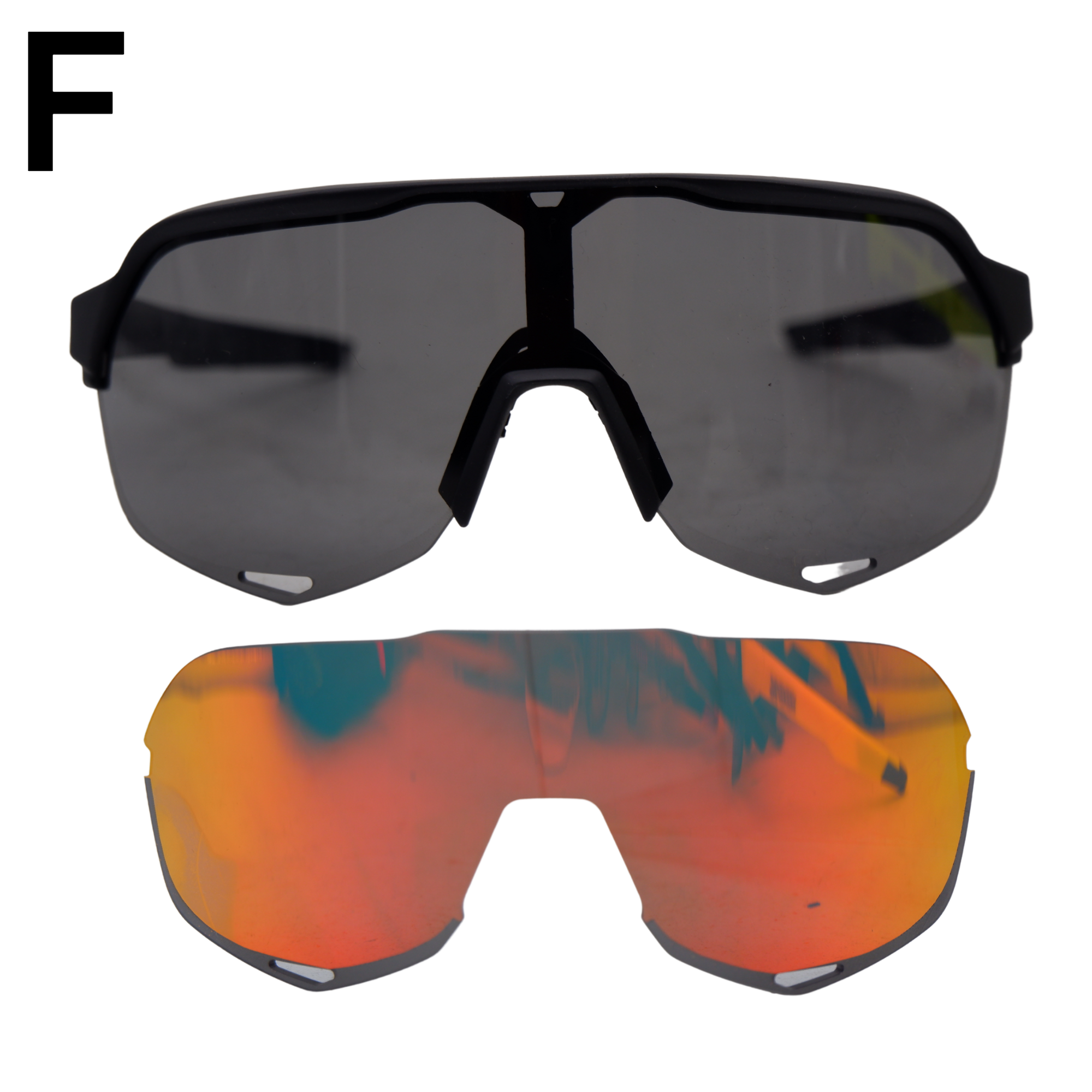 แว่นตาปั่นจักรยานแบบเปลี่ยนเลนส์ T-REX S0027 พร้อมกล่อง ผ้าเช็ดแว่น