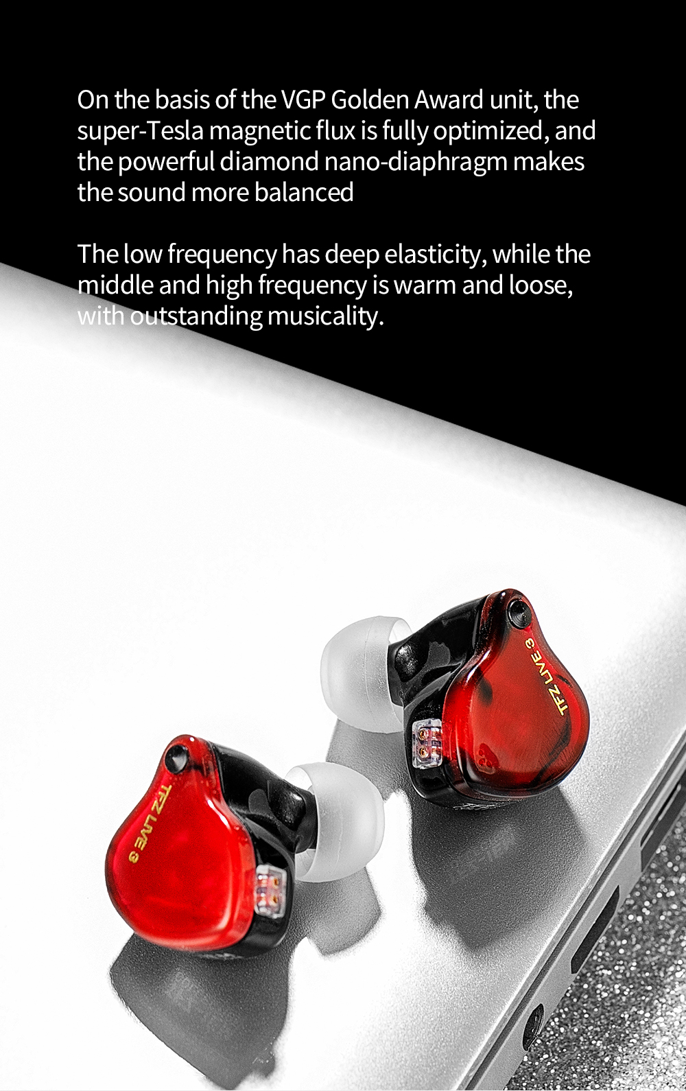 ขาย TFZ LIVE 3 หูฟัง Dynamic หูฟังที่ใช้เทคโนโลยีเดียวกับหูฟังที่ได้รางวัล VGP Gold Award