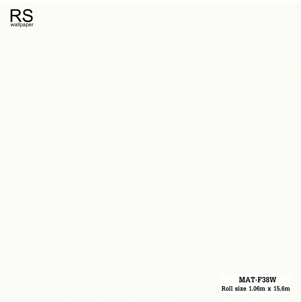 วอลเปเปอร์ พื้นสีขาว มีลายเส้นสีเดียวกันในตัว MAT-F38W