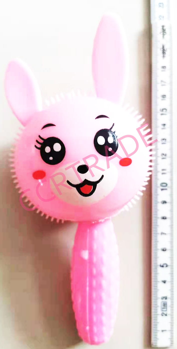 คทากระต่ายมือบีบ มีเสียง มีไฟถาด 35.5 ซม.