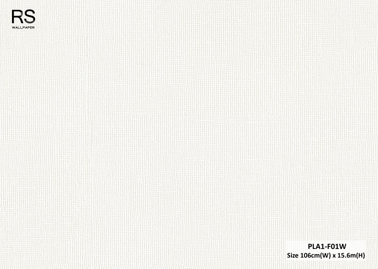 วอลเปเปอร์ สีขาว PLA1-F01W