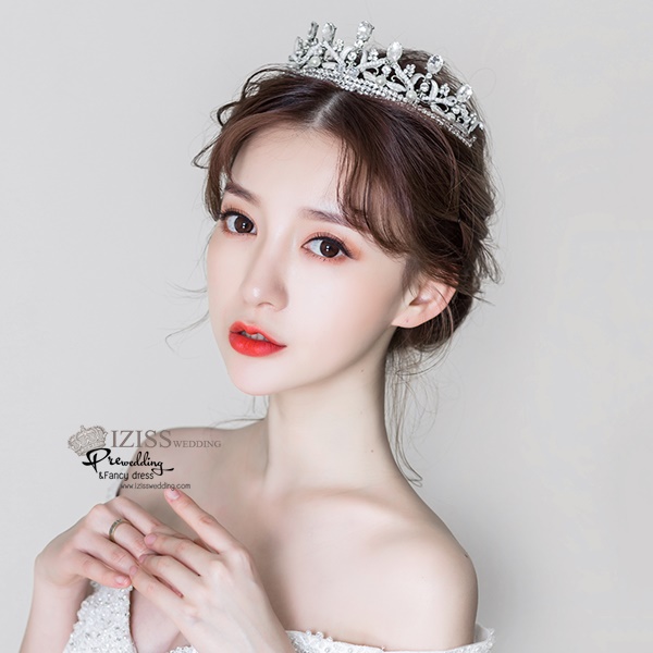 AC018 **พรีออเดอร์**ชุดเทียร่า มงกุฎเพชร ชุดเครื่องประดับเจ้าสาวสวยหรูดุจเจ้าหญิง