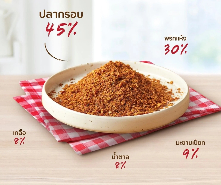 น้ำพริกนรกตราไทยเดิม น้ำหนัก 22 กรัม/ซอง (Pack 6 ซอง)