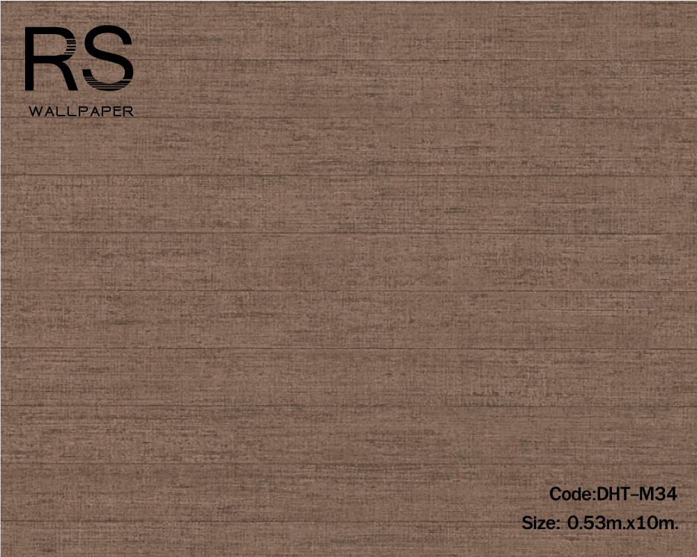 วอลเปเปอร์ ลายไม้ขวาง สีน้ำตาลเข้ม (Loft Style) DHT-M34