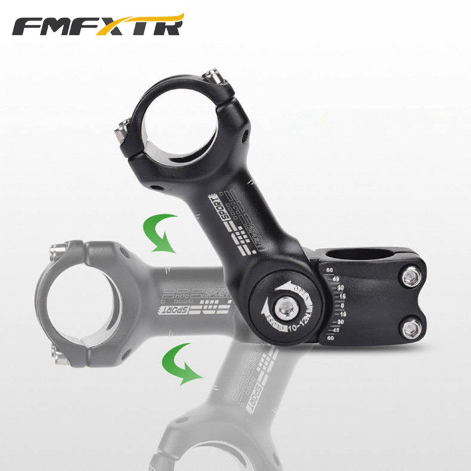 สเต็มจักรยานอลูมิเนียมปรับระดับได้ STEM FMF 31.8 ขนาด 100/110/120 มม.