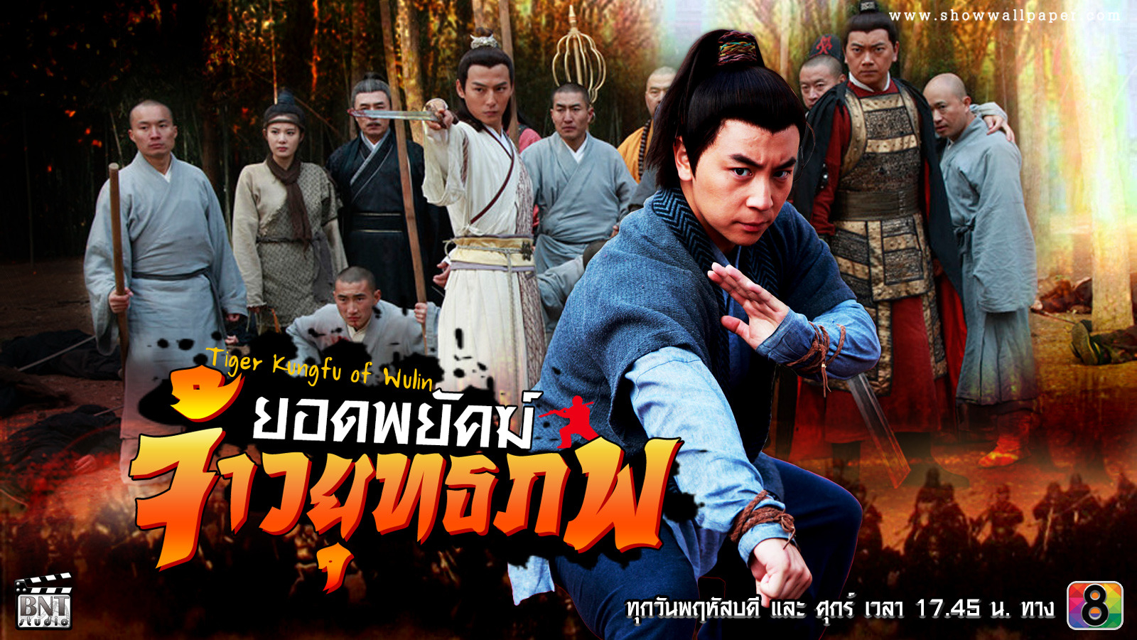 ยอดพยัคฆ์ จ้าวยุทธภพ Tiger Kungfu Of Wulin 6 แผ่น (30 ตอนจบ) ภาพมาสเตอร์ โมเสียงไทย