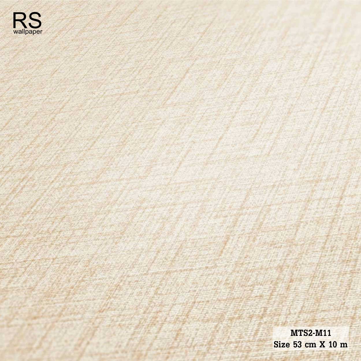 วอลเปเปอร์ ลายผ้าสีครีม MTS2-M11