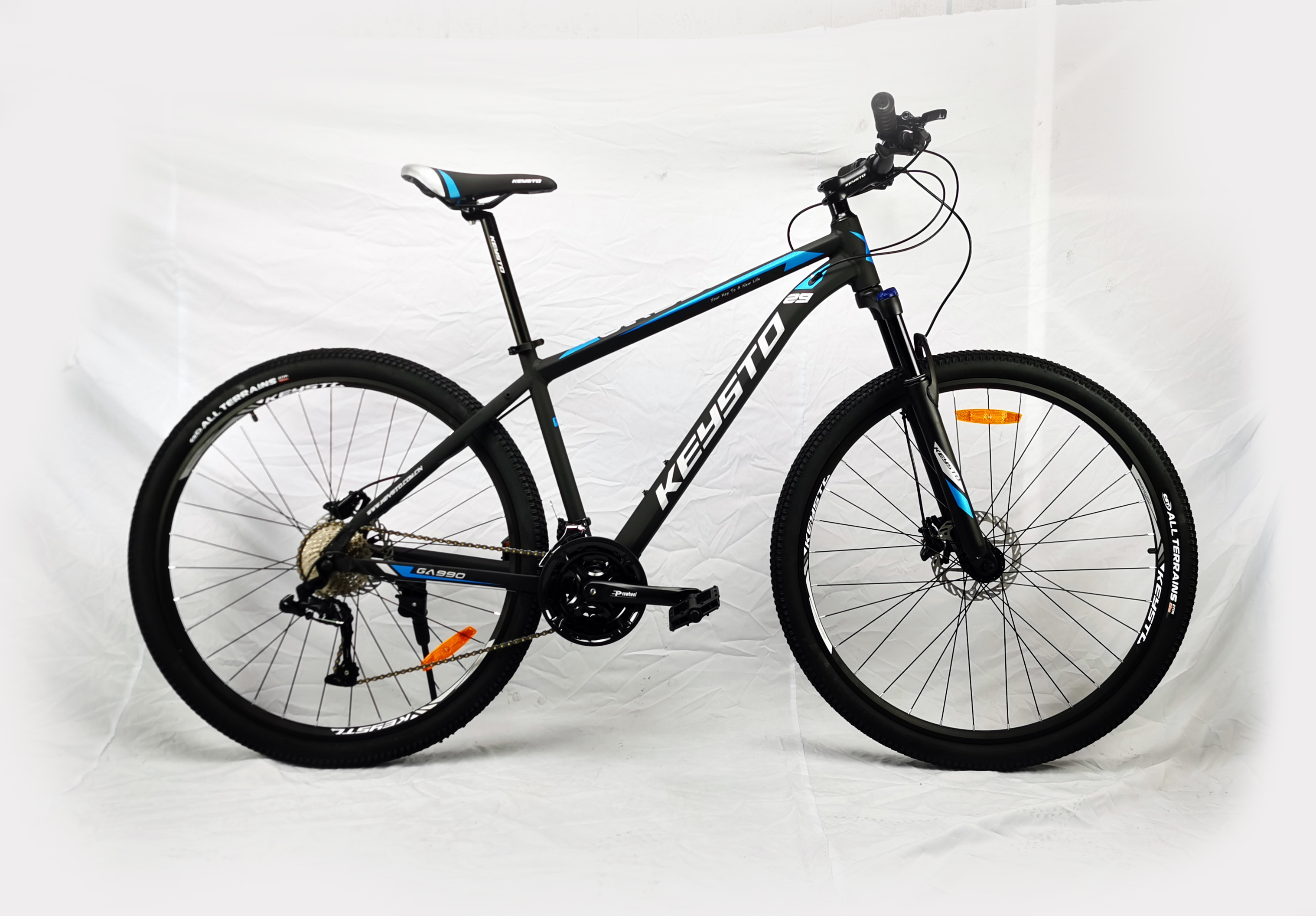 มาใหม่ ส่งฟรี จักรยานเสือภูเขา KEYSTO GA990 29 นิ้ว เกียร์ 27 สปีด เฟรมอลูมิเนียม