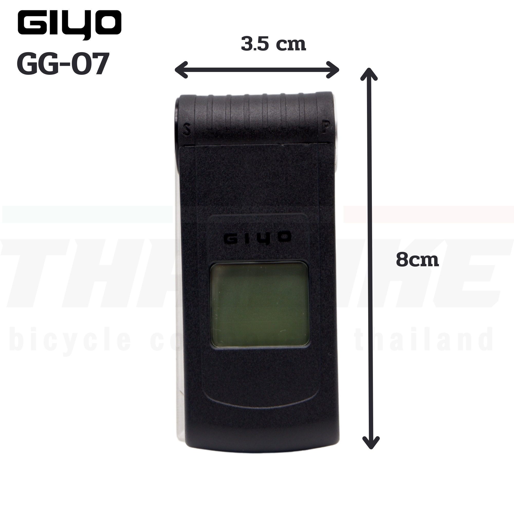 เกจ์วัดลมจักรยาน แบบดิจิตอล GIYO GG-07 Digital Tire Air Pressure Gauge for Presta / Schrader Valve Bike Tyre