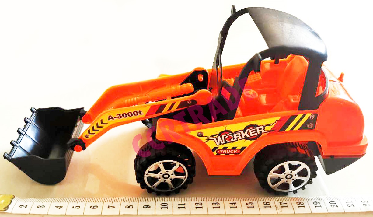 รถก่อสร้างสีสดใหญ่ มีลาน 22 ซม.