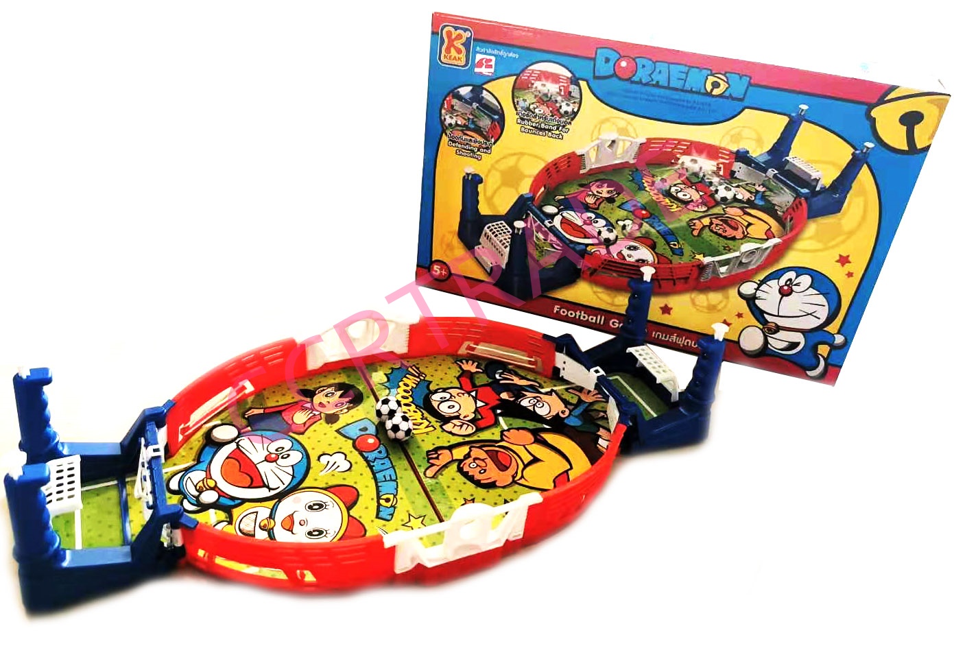 เกมส์ฟุตบอลโดราเอม่อนกล่อง 18x38 ซม.(ลิขสิทธิ์แท้)(1x3)