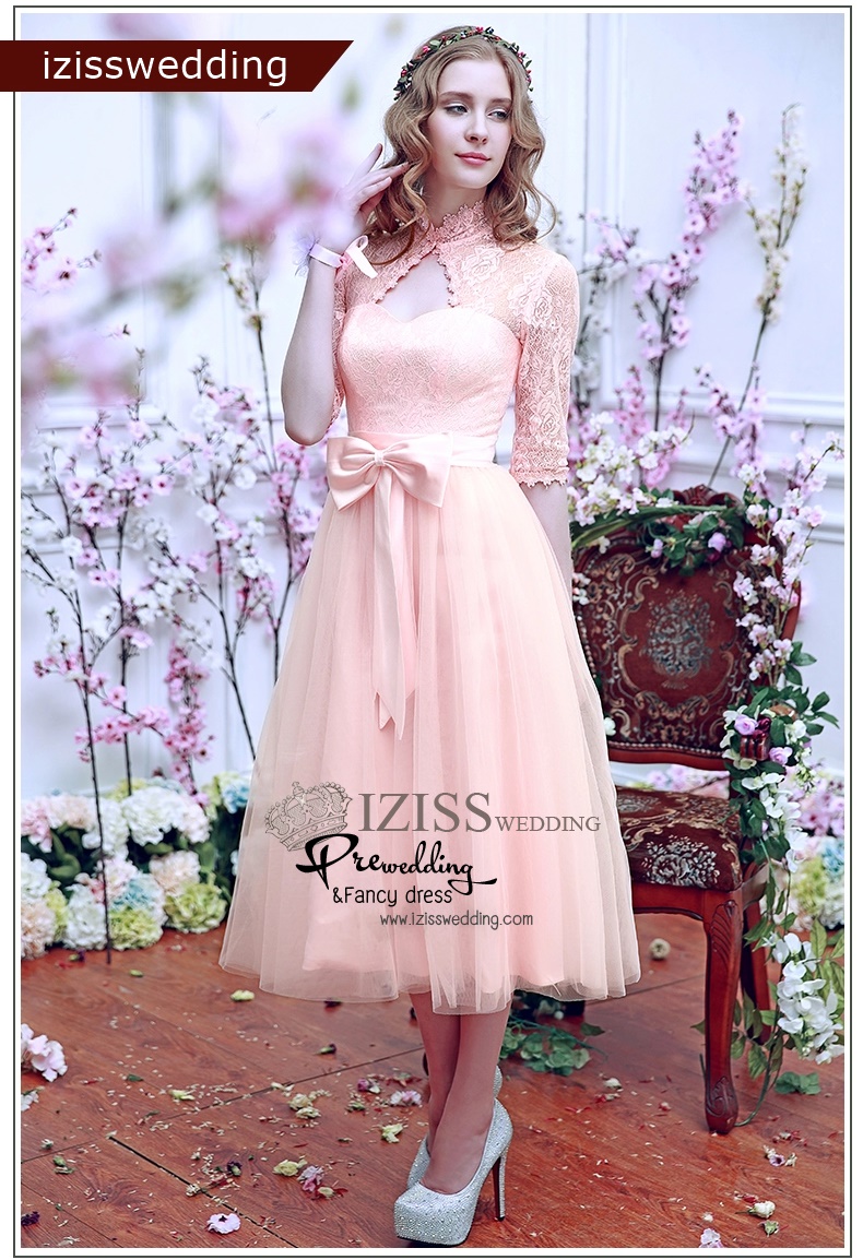 ฺBM0107 - พรีออเดอร์ ชุดเพื่อนเจ้าสาวราตรียาวสึส้อมโอโรส สวยฟรุ้งฟริงมากค่ะ