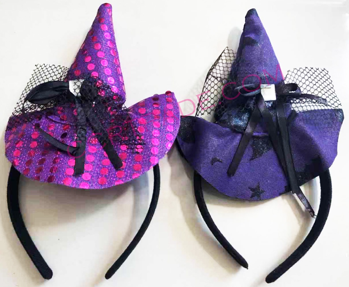 คาดผมแม่มดน้อย 15x24 ซม.