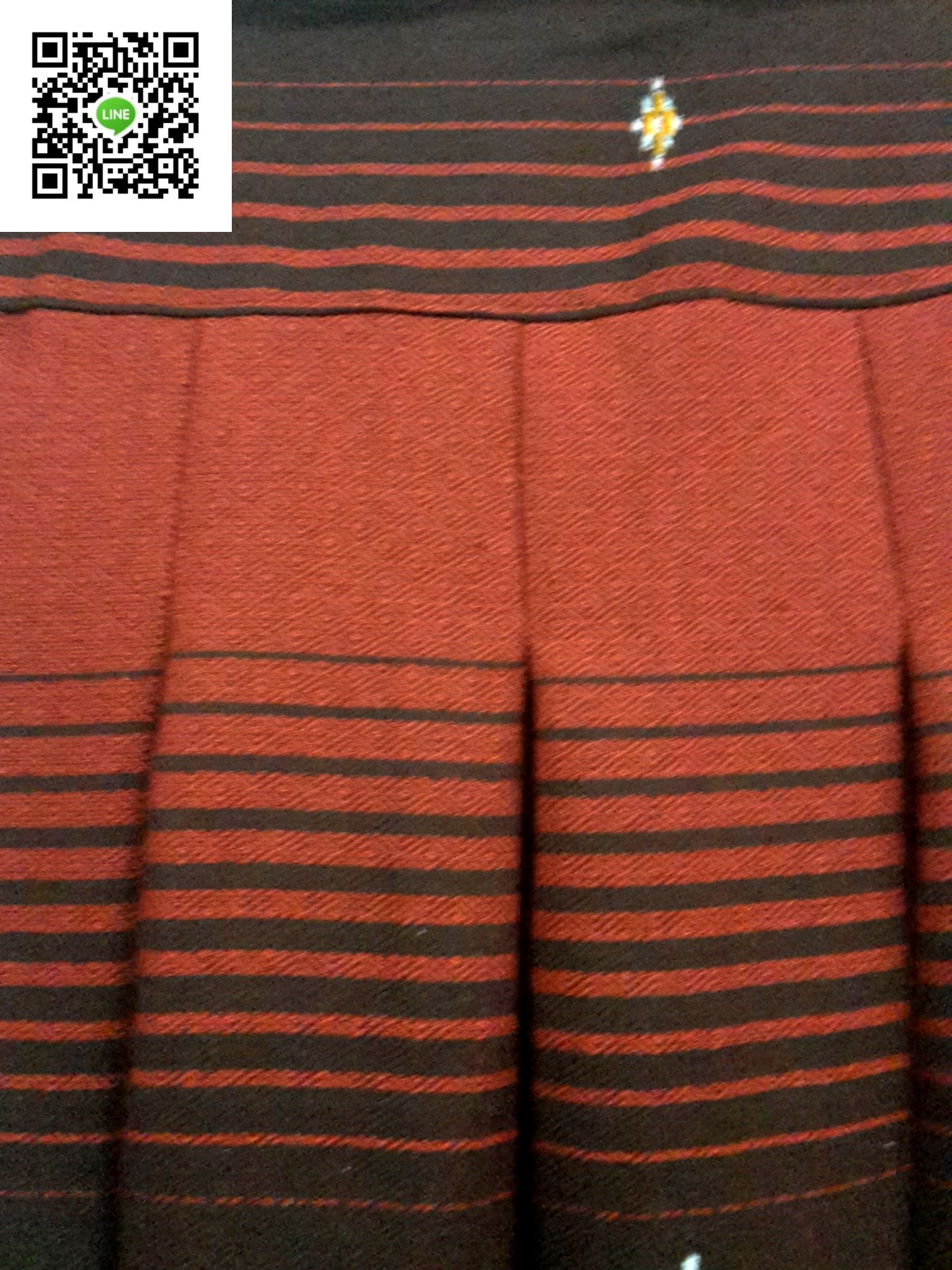 กระโปรงผ้าไทยสำเร็จรูป กระโปรงผ้าไทยผ้าฝ้ายมัดมัดหมี่ กระโปรงผ้าฝ้ายทรงทวิทยาว