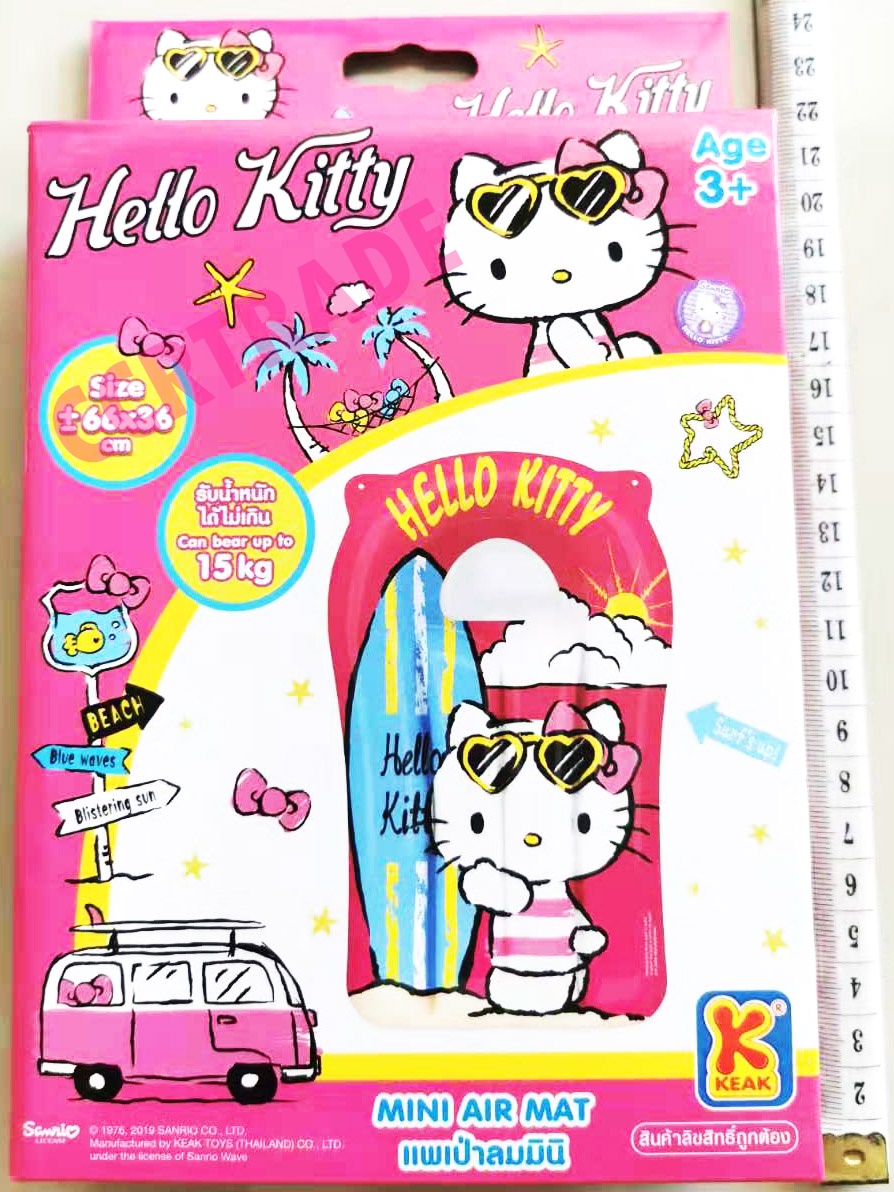 แพเป่าลมมินิ คิตตี้ 36x66 ซม.(ลิขสิทธิ์แท้)(1x3)