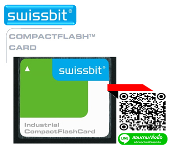 SWISSBIT,Compact Flash Card,32GB,Industrial Grade,Industrial Temp, for Industrial Machines