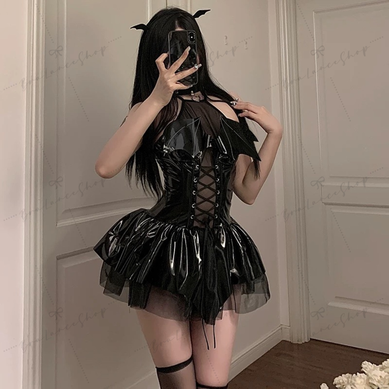 BLS✿6727 ชุดคอสเพลย์ฮาโลวีนค้างคาว สุดเซ็กซี่