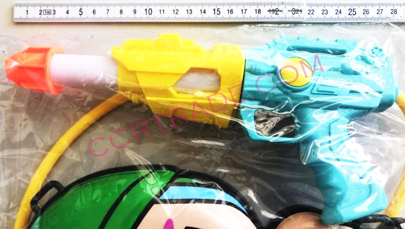 เป้ฉีดน้ำ ลายเด็กยิ้ม+ปืนปั้มถุง 41 ซม.(1x3)