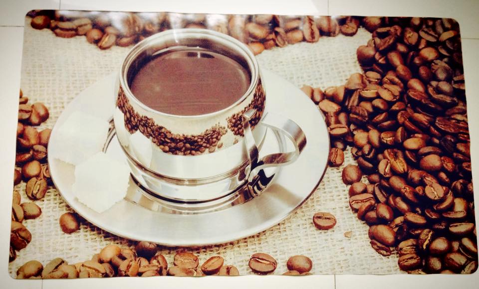 แผ่นปูโต๊ะพลาสติก 2 หน้า ขนาด 58x98 ซม.