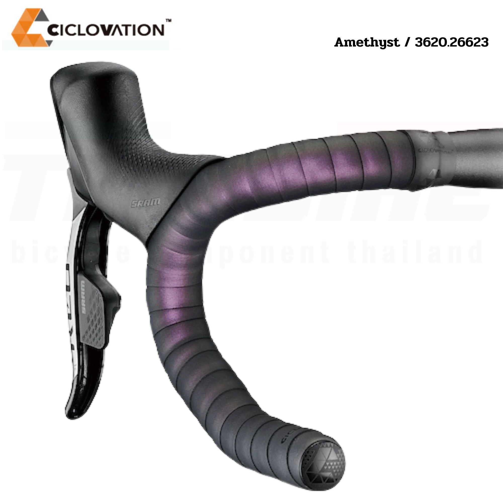 ผ้าพันแฮนด์จักรยานเสือหมอบ CICLOVATION Advanced Poly Touch Cosmic Haze