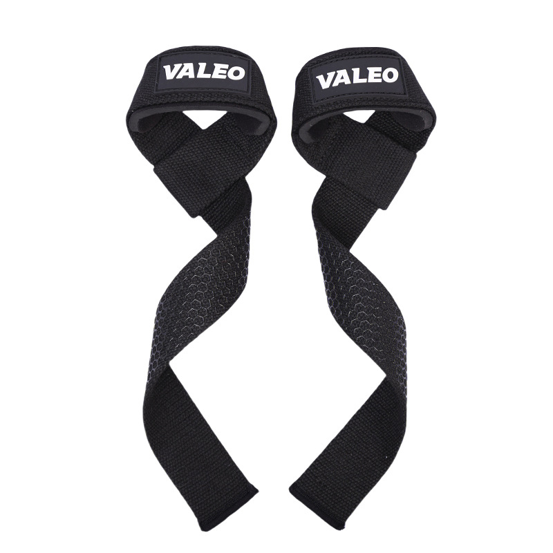 สายรัดข้อมือ ยกน้ำหนัก พร้อมแถบกันลื่น Straps VALEO ส่งในไทย