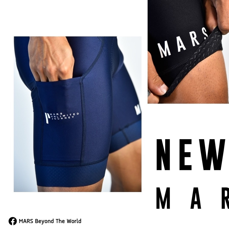 Mars Training กางเกงปั่นจักรยานขาสั้น ระบายเหงื่อ แห้งเร็ว ยืดหยุ่นสูง แผ่นเป้า NIMBUS PRO 120