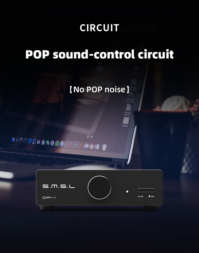 SMSL DA-1 Power Amplifier ตั้งโต๊ะราคาประหยัด เสปคอลัง ประกันศูนย์ไทย