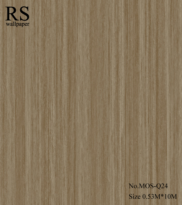 วอลเปเปอร์สีพื้นเทกเจอร์เส้นโทนสีน้ำตาลมีกลิตเตอร์สีทอง MOS-Q24