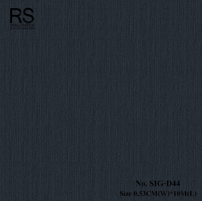 วอลเปเปอร์ สีน้ำเงิน-ดำ เทกเจอร์ลายเส้น No.SIG-D44