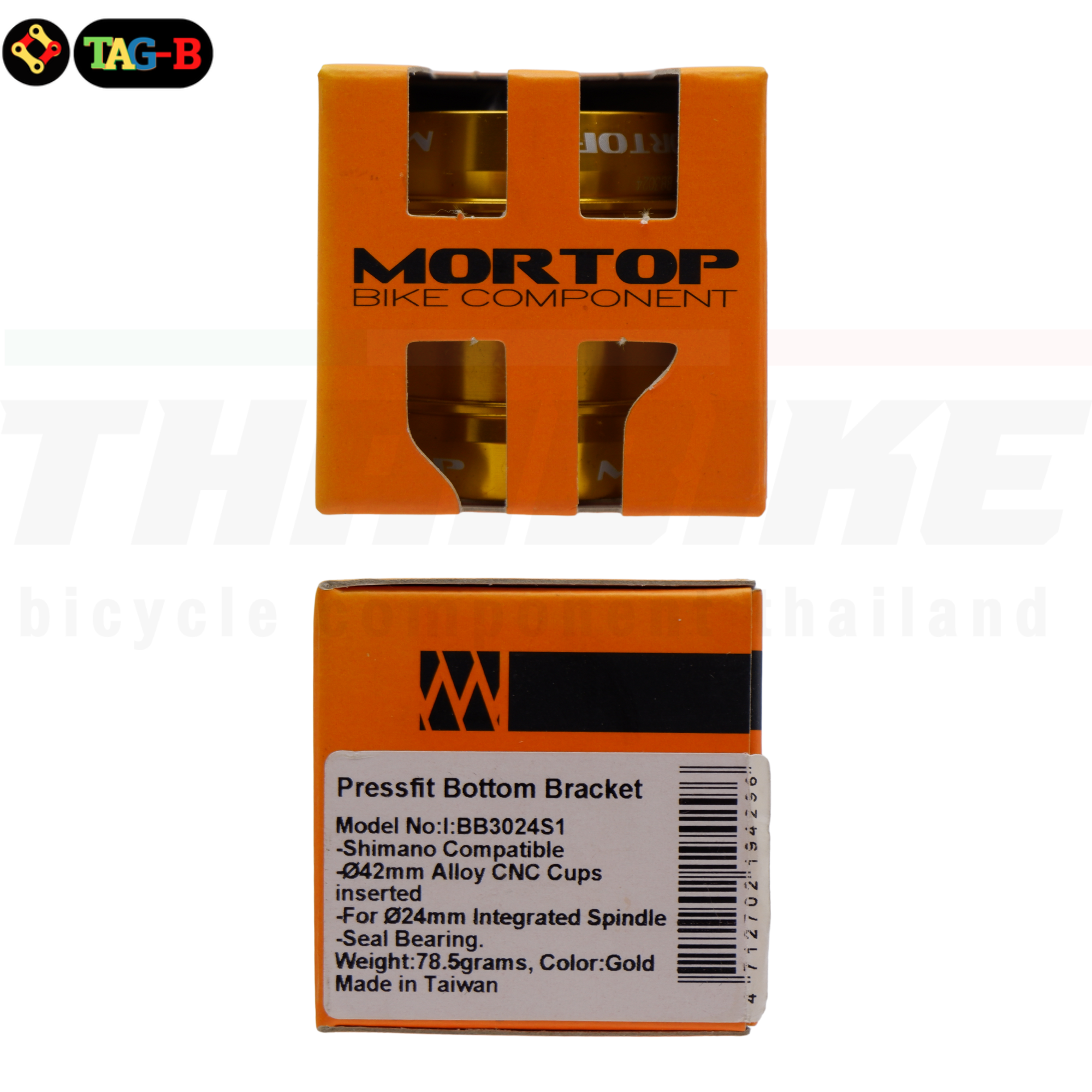 กะโหลกจักรยาน MORTOP bb3024s1 แปลงจาก bb30 ใส่ขาจานแกน 24mm