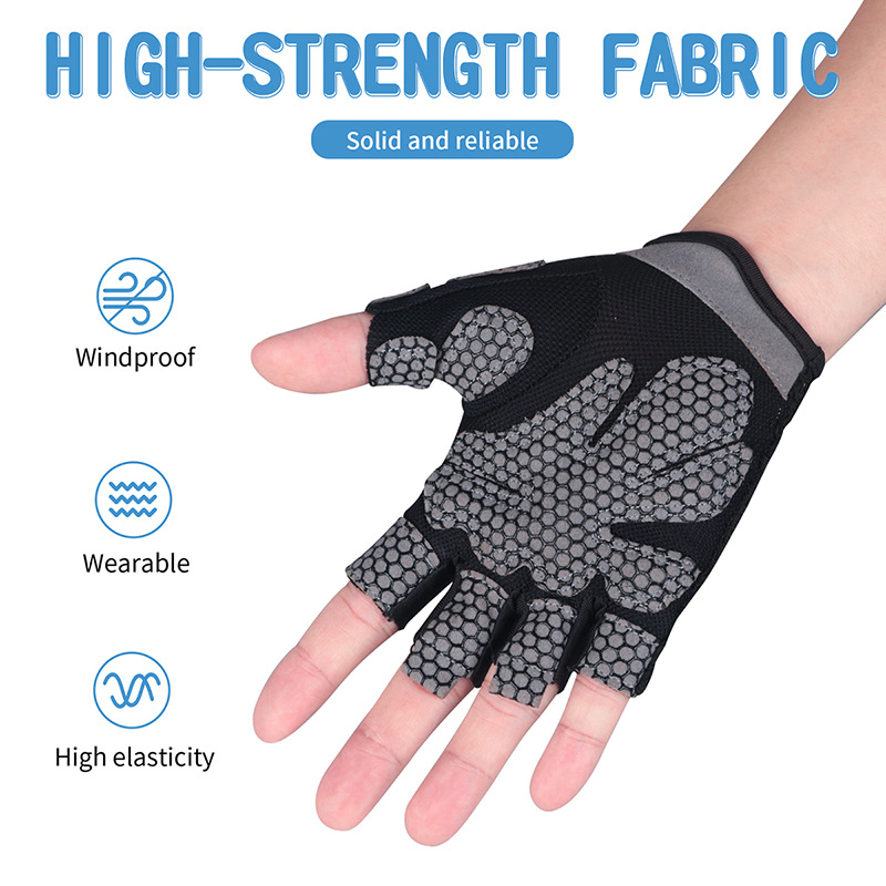 ถุงมือฟิตเนส ยกน้ำหนัก ข้อสั่น SKDK