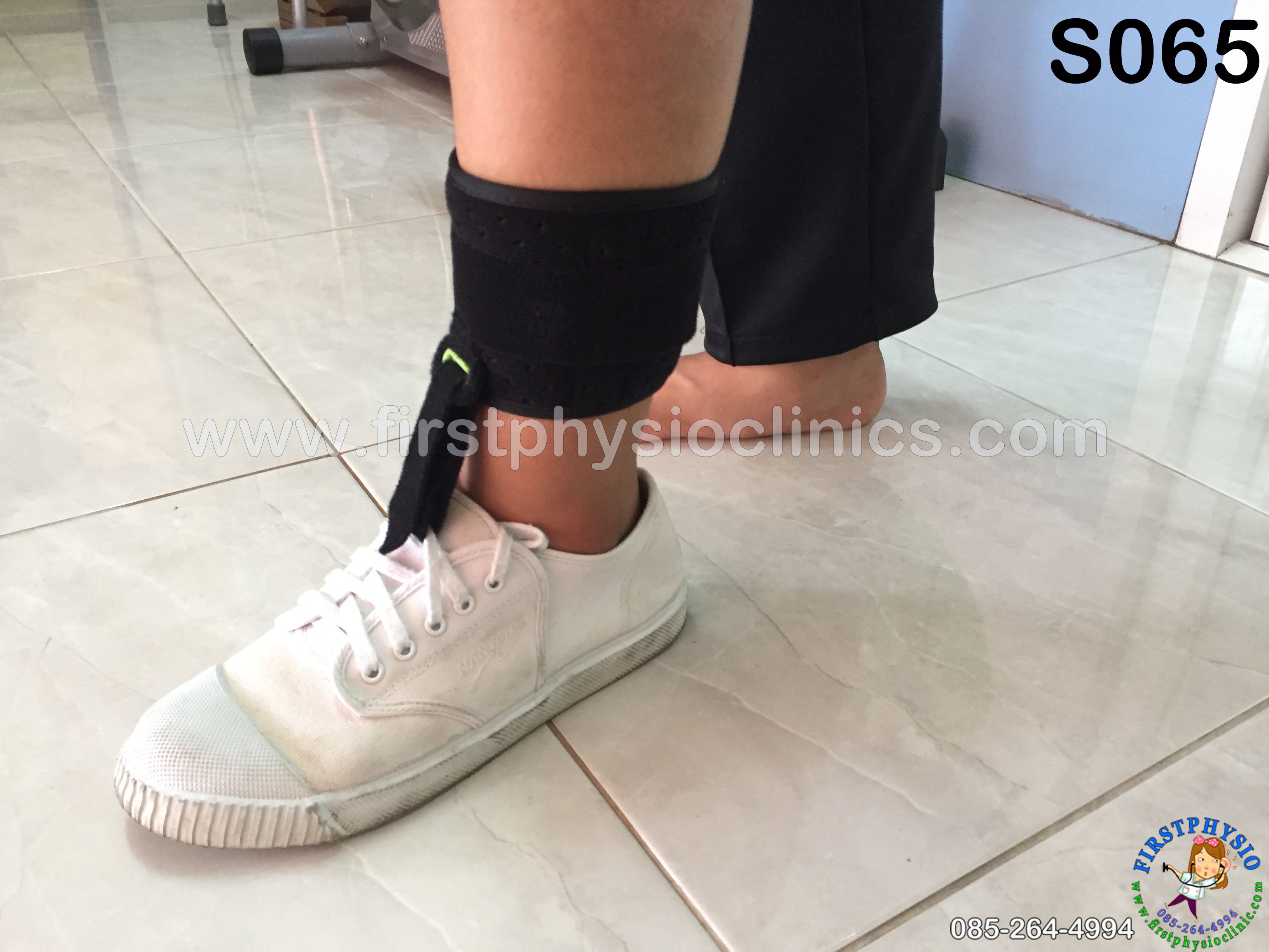 FIRSTPHYSIO/สายรัดกระดกเท้า (Foot up)/อุปกรณ์กันปลายเท้าตก/เท้าแกว่ง/สายรัดพยุงข้อเท้า/สายรัดพยุงปลายเท้า/ที่ประคองปลายเท้า