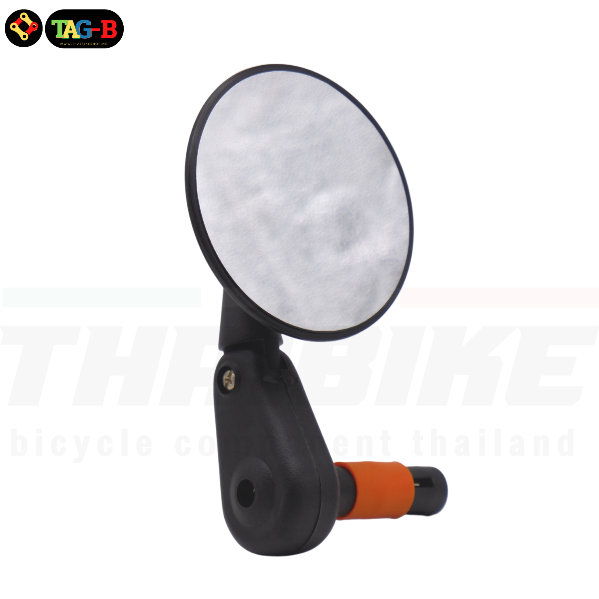 กระจก v-grip (งานไต้หวัน) กระจกติดจักรยาน แบบนูน ติดได้ทั้งซ้ายและขวา