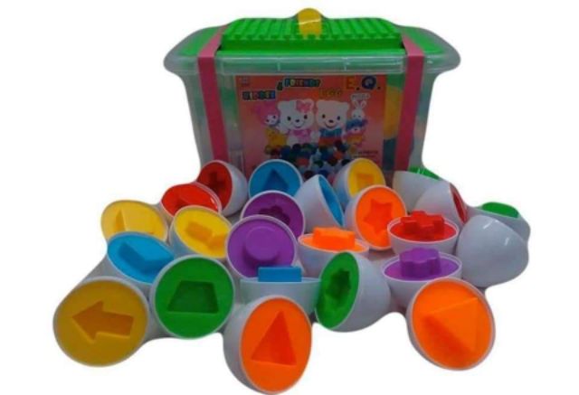 ไข่คุมอง 24 ชิ้น พร้อมกล่อง ฝึกพัฒนาการ❤️พร้อมส่งจากไทย‼️ส่งไวมากคะ