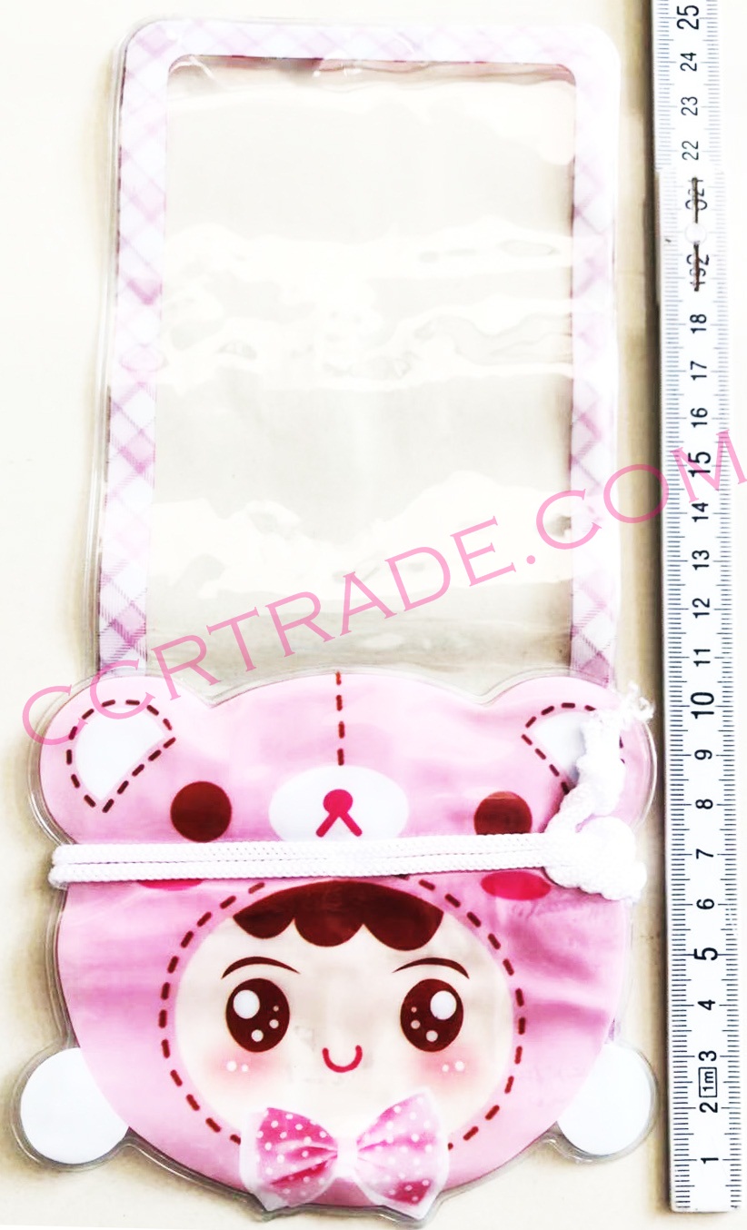 ซองกันน้ำสงกรานต์+สายคล้องคอ 25 ซม.