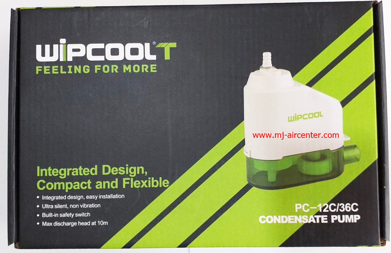 ปั๊มเดรนน้ำทิ้ง WIPCOOL PC-36C (แบบแยกส่วนใส่ในคอล์ยเย็น)