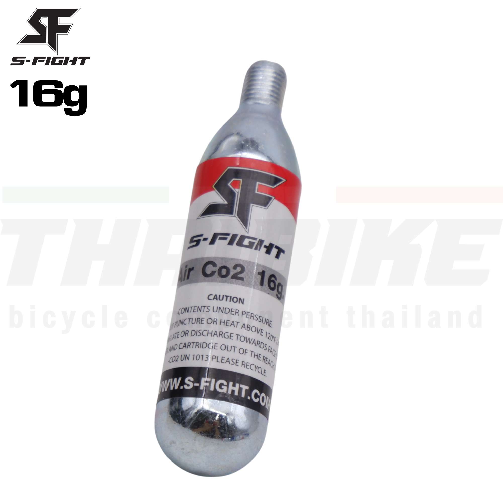 หลอด CO2 S-fight เติมลมจักรยาน ขนาด 16 กรัม แบบแพค 10 หลอด